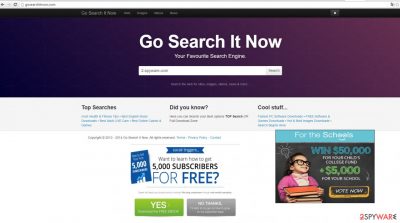 The picture showing Gosearchitnow.com