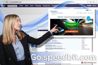 Picture illustrating Go.speedbit.com hijacker