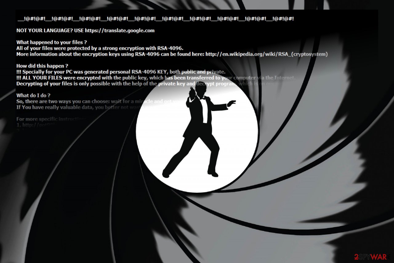 The image of Goldeneye ransomware The image of Goldeneye ransomware