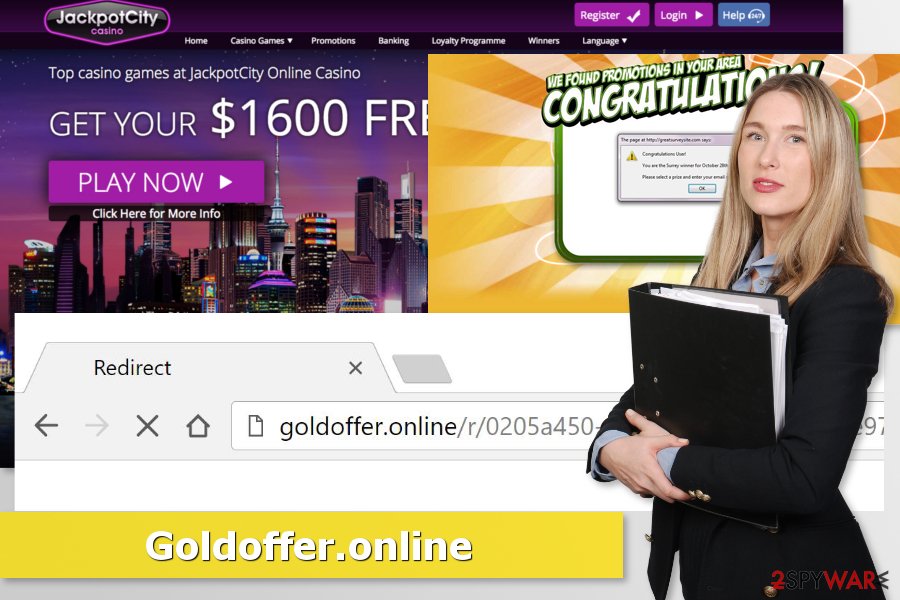 Image of Goldoffer.online virus