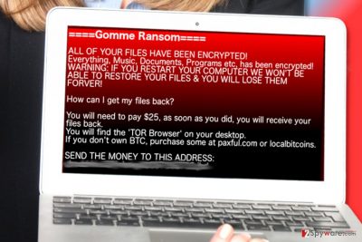 Gomme ransomware