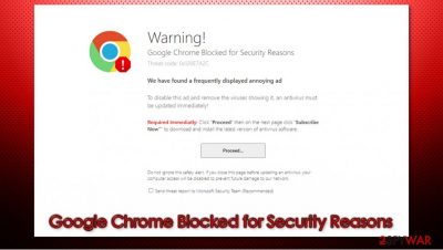 Google Chrome Blocked for Security Reasons