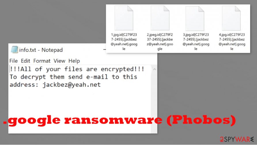 .google Phobos virus