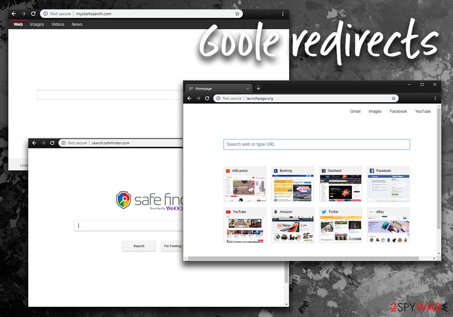 Google Redirect browser hijackers