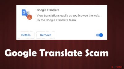 Google Translate scam