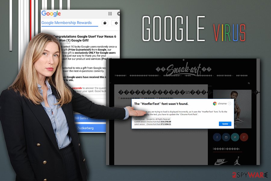Google virus infection
