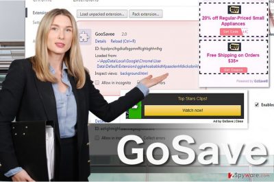 GoSave adware ads illustrated