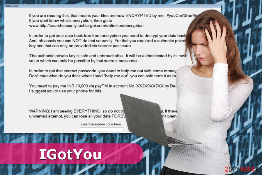 IGotYou ransomware virus attack