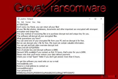 Grovat ransomware