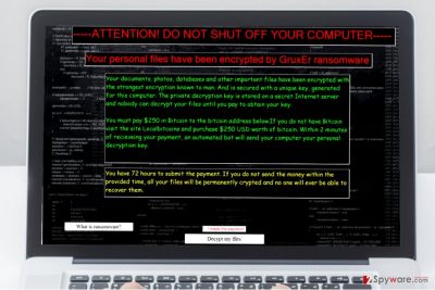 GruxEr ransomware screenshot