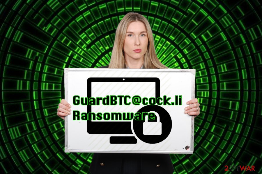 Portraying GuardBTC@cock.li virus