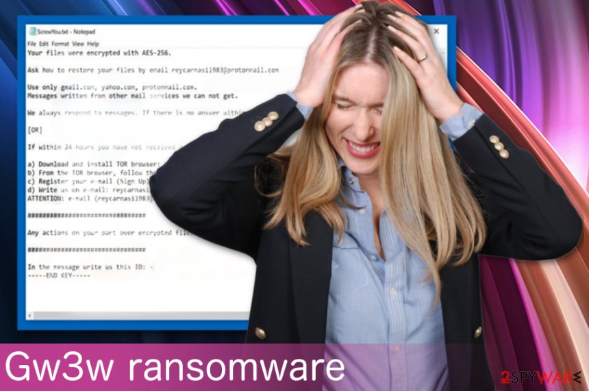 Gw3w ransomware virus