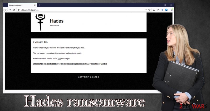 Hades ransomware virus