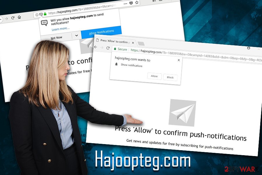 Hajoopteg.com virus