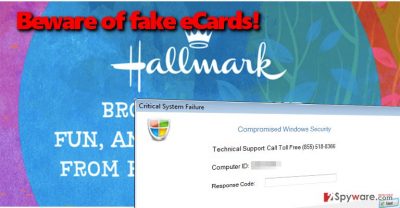 Hallmark eCard Tech Support scam virus