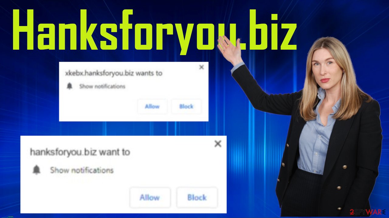 Hanksforyou.biz notifications