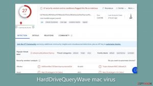 HardDriveQueryWave mac virus