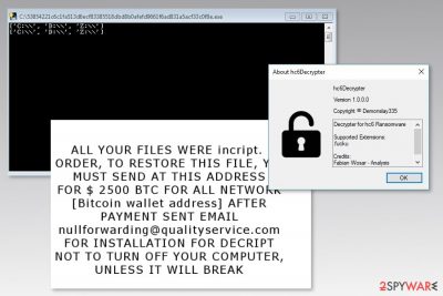 Image of hc6 ransomware