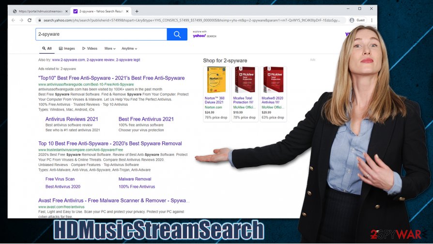 HDMusicStreamSearch hijack