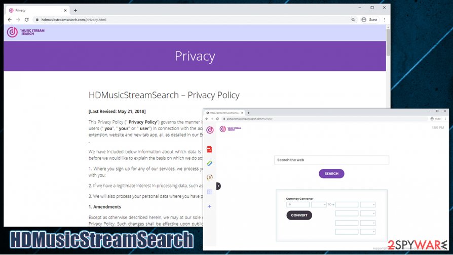 HDMusicStreamSearch virus