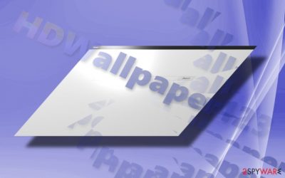 The image showing HDWallpaper123.com hijacker