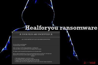 Healforyou ransomware virus