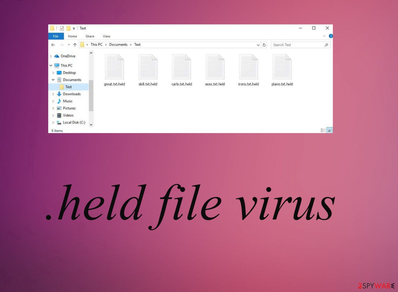 Held ransomware
