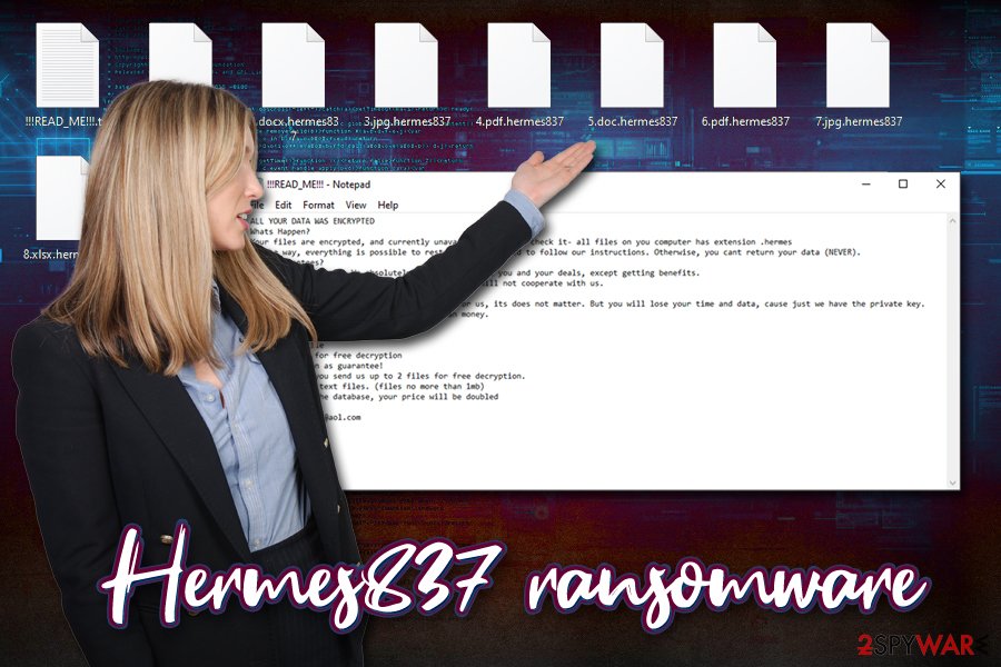 Hermes837 ransomware virus