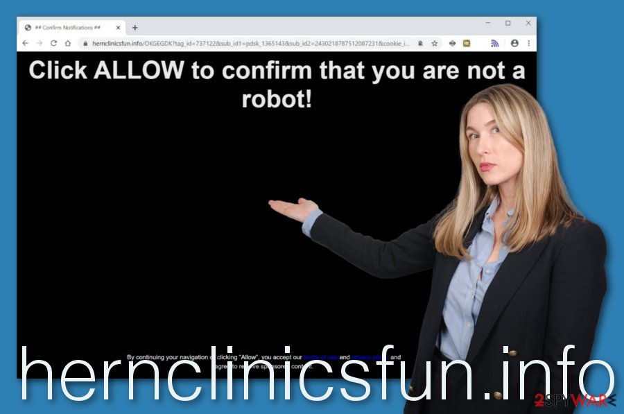 Hernclinicsfun.info virus