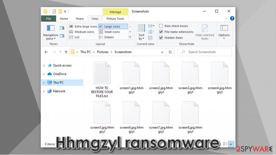 Hhmgzyl ransomware encrypted files
