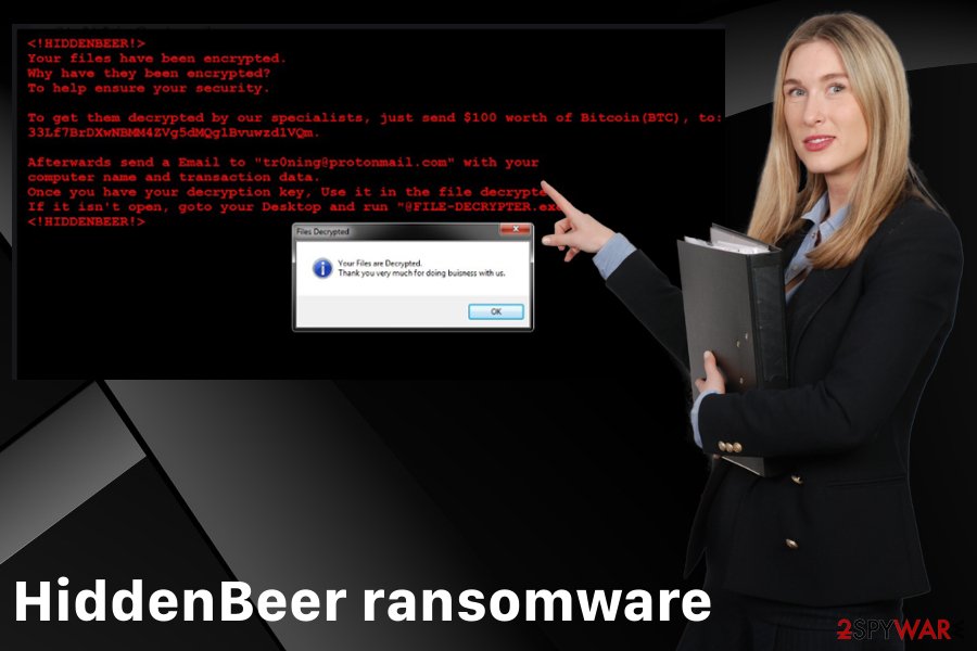 HiddenBeer ransomware