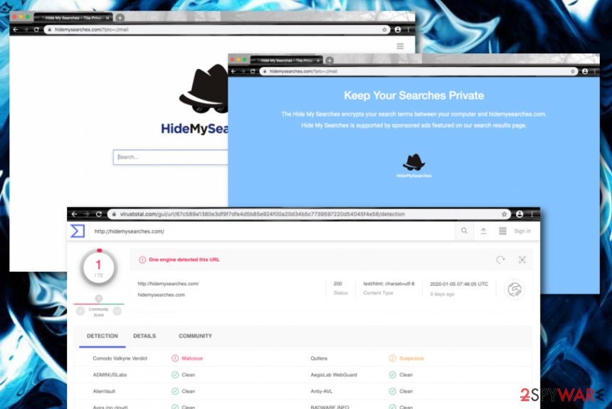 Remove Hide My Searches (Virus Removal Instructions) Free Guide