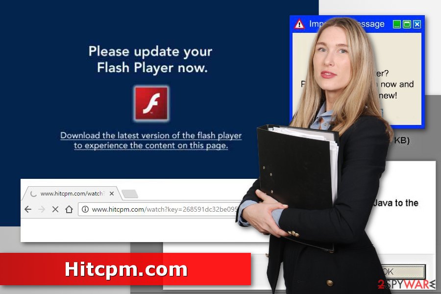 Picture of Hitcpm.com adware