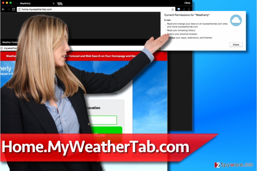 Home.MyWeatherTab.com virus