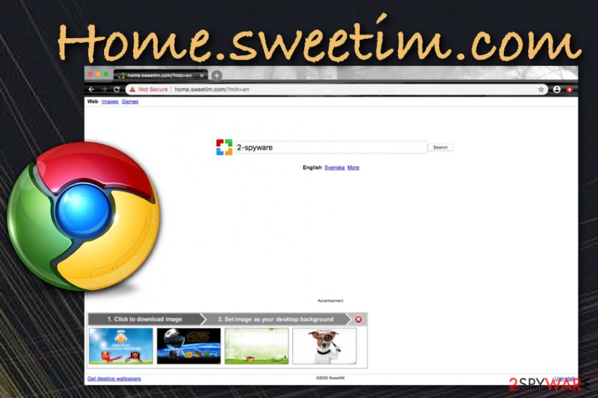 Home.sweetim.com browser hijacker