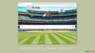 Homerun browser hijacker