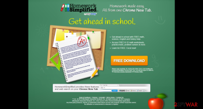 Homework Simplified Toolbar