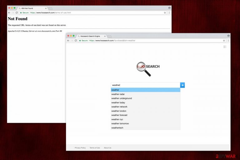 Hoosearch.com is a fake search engine designed to generate pay-per-click revenue