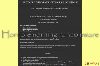 Horriblemorning ransomware