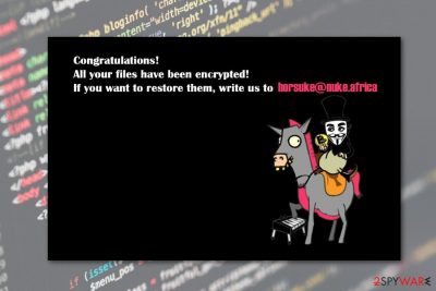 Horuske ransomware 