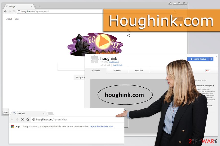 The image of Houghink.com virus