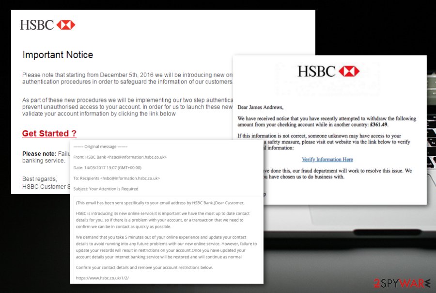 HSBC email virus