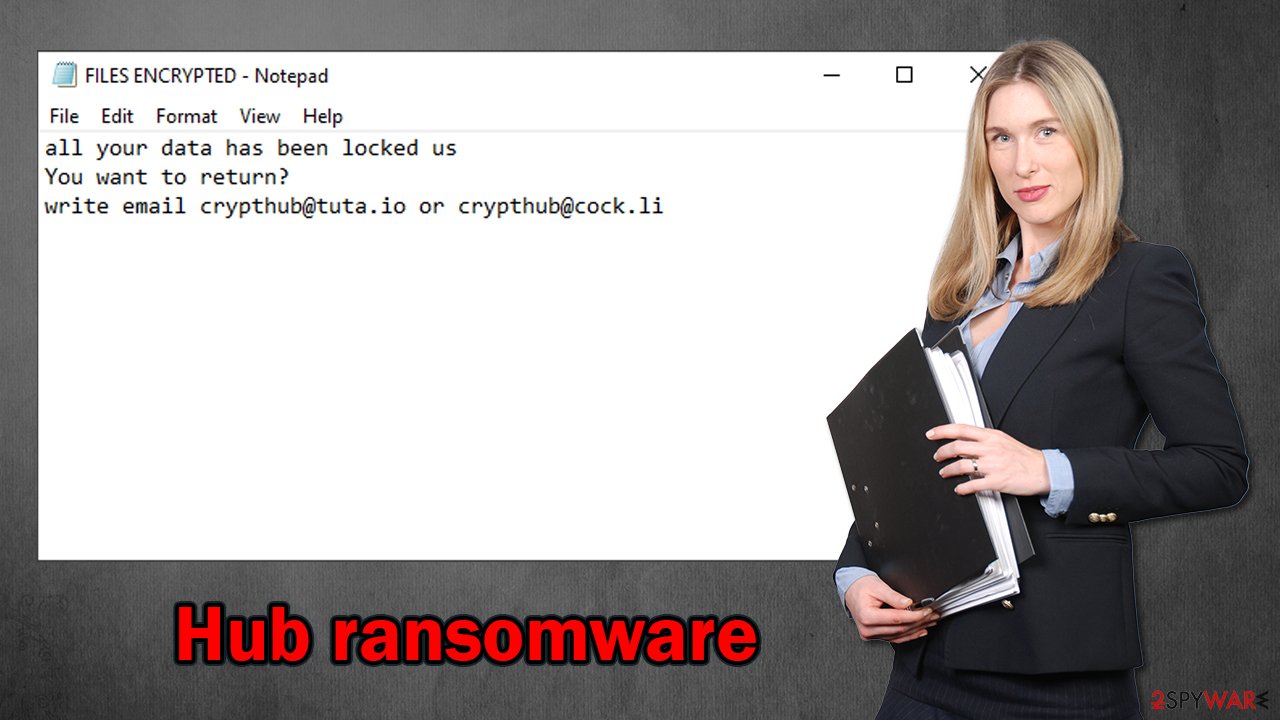 Hub ransomware virus