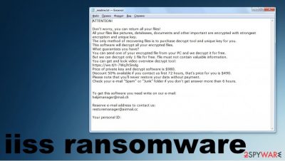 Iiss ransomware
