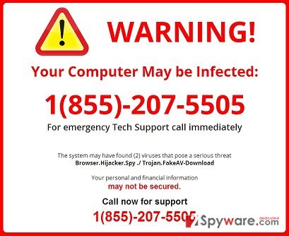 Immediate-support.com virus snapshot Immediate-support.com virus snapshot