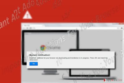 The picture illustrating Important Additions For Your Browser Scam 