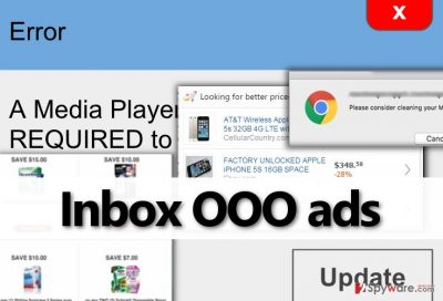 A few examples of Inbox OOO ads 