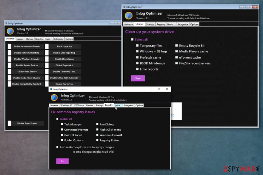Inlog Optimizer PUA