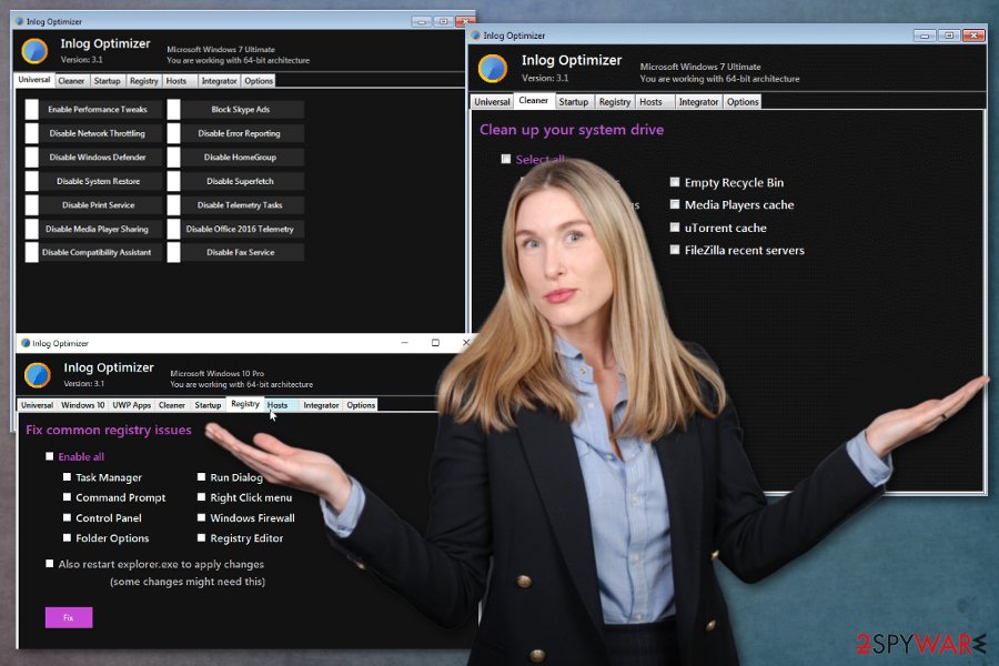 Inlog Optimizer virus