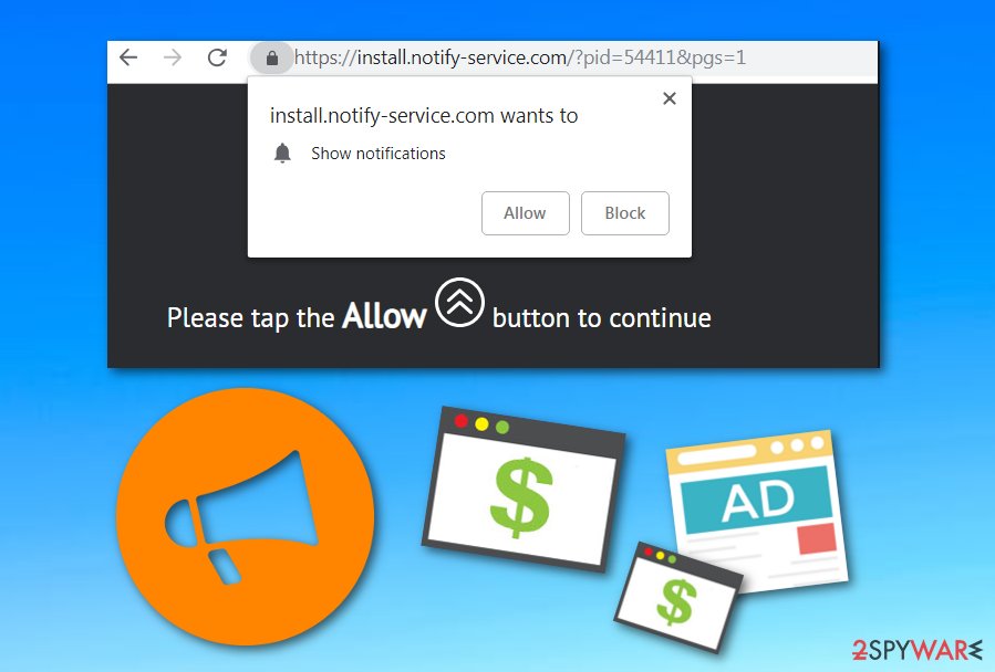 Install Notify Service adware